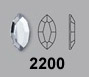 Swarovski Flatbacks - 2200 Navette