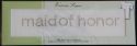 Maid of Honor Hot Fix Motif